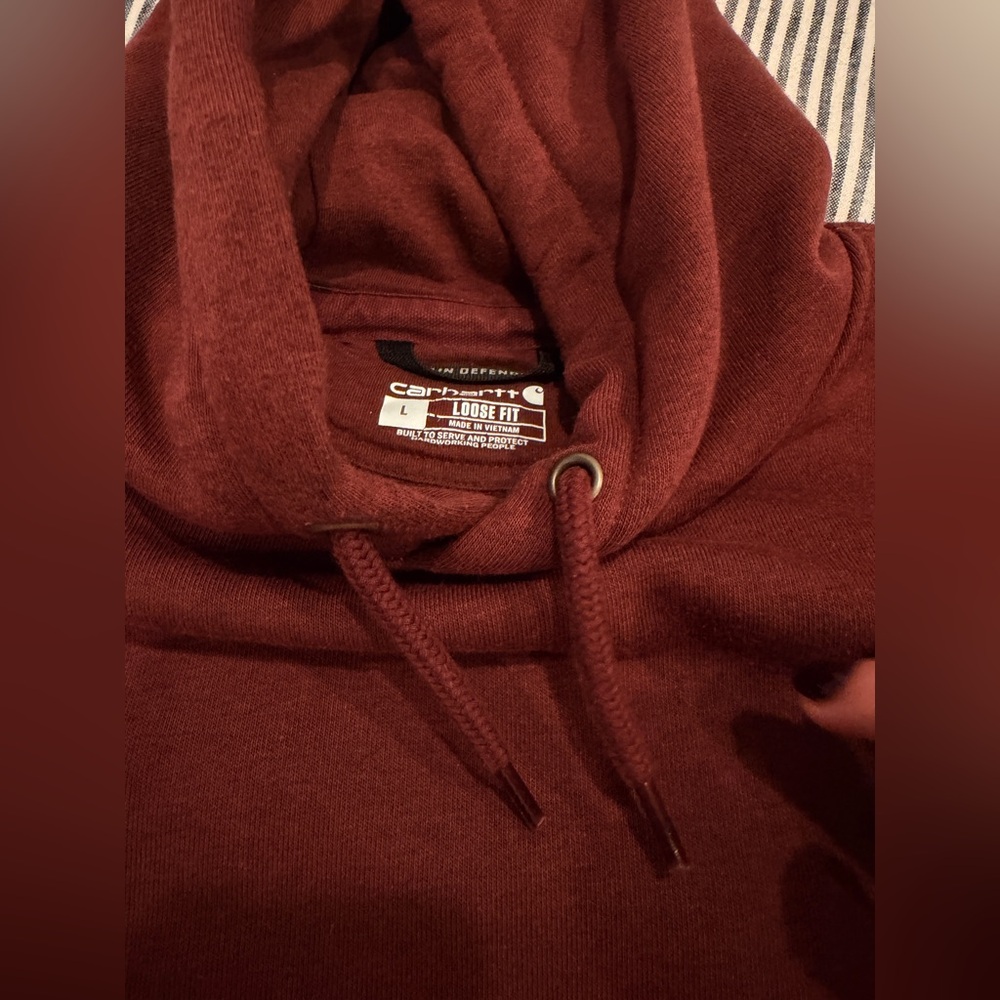Carhartt Rain Defender Loose Fit Heavyweight Sweatshirt size L - Picture 2 of 3